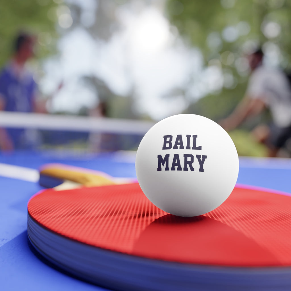 "Bail Mary" Beer Pong Balls (Set of 6)